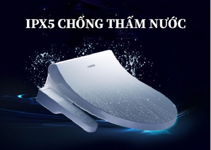 Sử dụng bền chắc với chất liệu chống thấm nước chuẩn IPX5