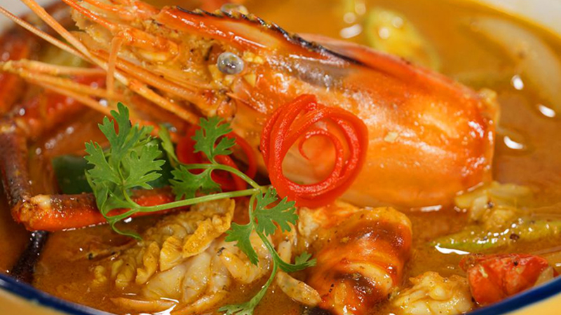 Cà ri tôm thơm ngon Cà ri tôm thơm ngon