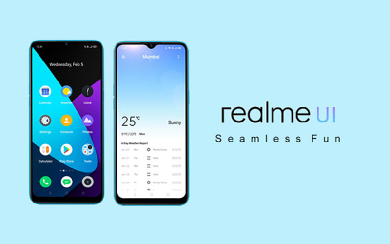 Giao diện Realme UI 