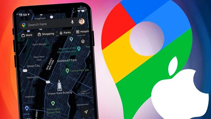 Dark Mode Google Maps iPhone