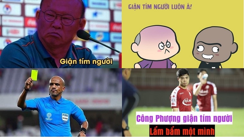 Trào lưu giận tím người phổ biến khi bàn thắng của Việt Nam bị từ chối