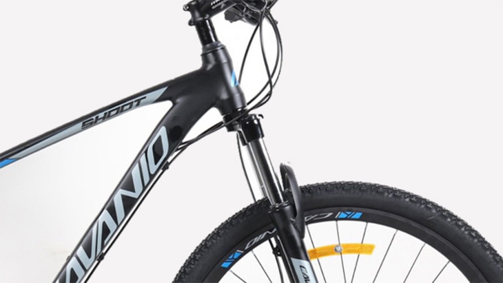 Xe đạp Cavanio của nước nào? Có tốt không? > Xe đạp Cavanio được trang bị cặp phuộc trước bền bỉ, dễ dàng điều khiển