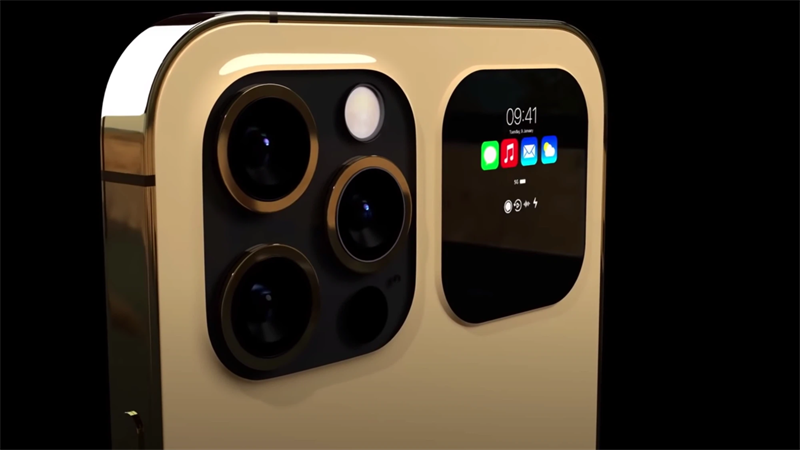 iPhone 13 Pro và Pro Max lộ thêm concept với màn hình phụ phía sau mặt lưng cực đẹp iPhone 13 Pro và Pro Max lộ thêm concept với màn hình phụ phía sau mặt lưng cực đẹp