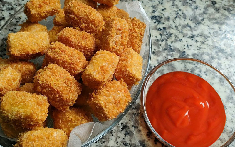 How to make fried tofu, crispy and delicious