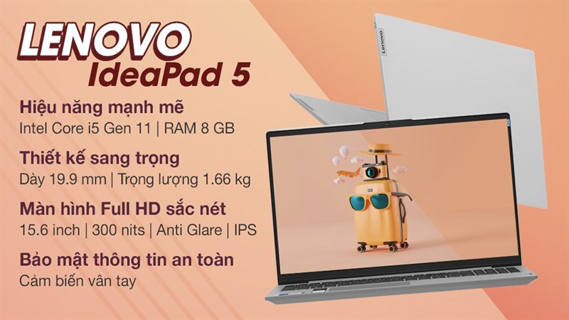 Laptop Lenovo Ideapad 5 15ITL05 i5
