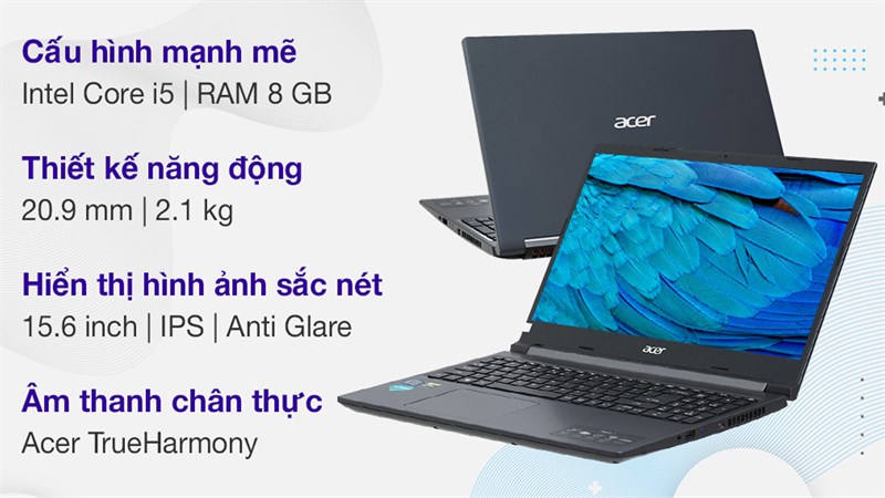 Acer Aspire 7 Gaming A715 75G 52S5 i5