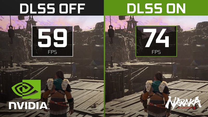 DLSS giúp bạn vừa có chất lượng đồ họa tốt hơn và vừa có tốc độ khung hình được cải thiện hơn.
