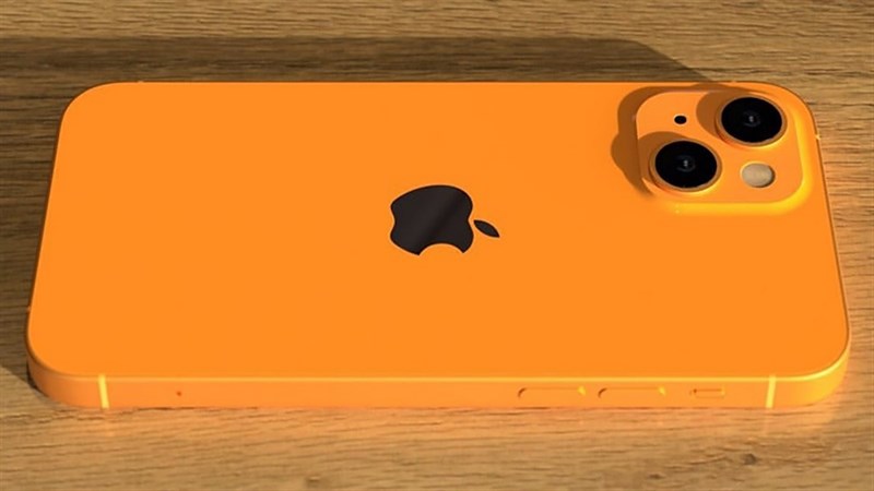iPhone 13 với phiên bản màu cam