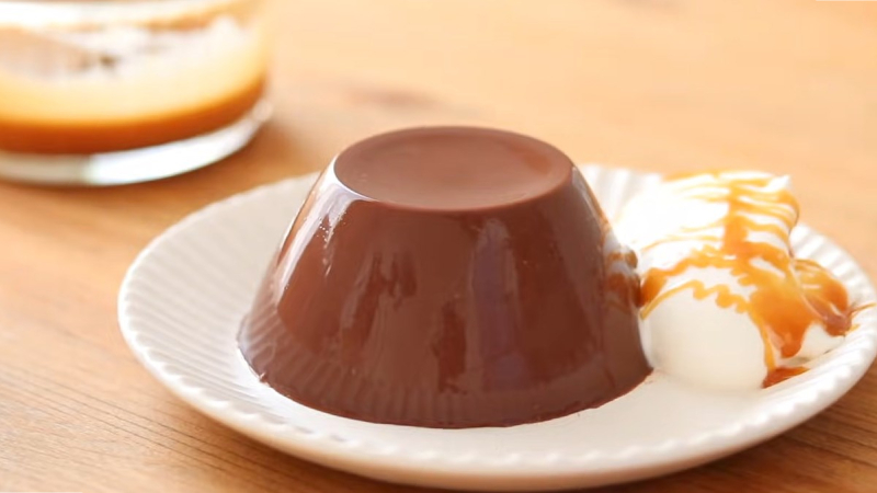 Cách làm bánh Pudding từ Milo