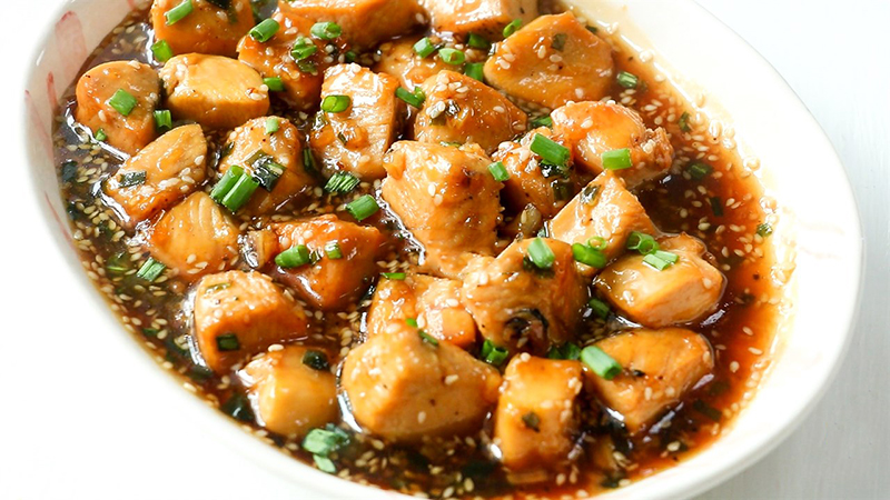 Gà sốt cam có hương vị cực kỳ hấp dẫn