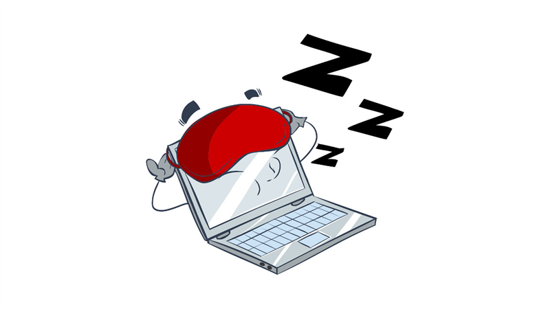 Với chế độ Sleep (ngủ). máy tính sẽ ngưng hoạt động các phần cứng, ngoại trừ RAM