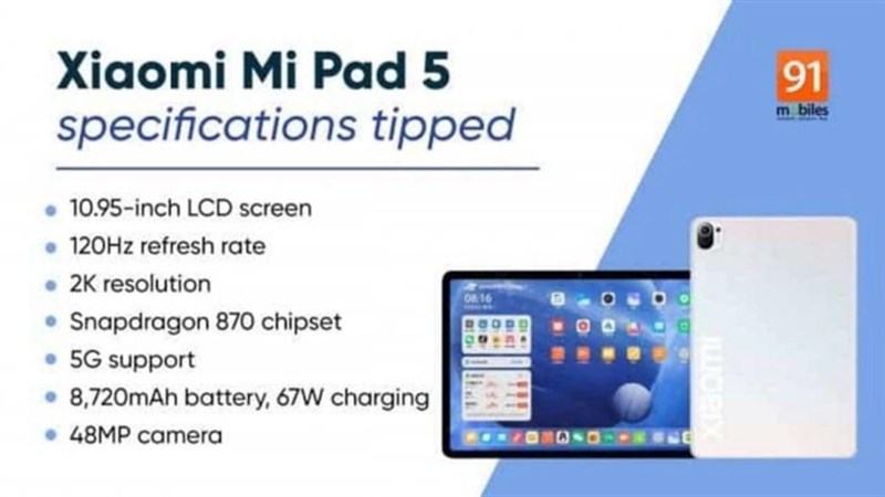 Mi Pad 5 sắp ra mắt với chip khủng lại còn hỗ trợ Smart Pen và bàn phím ‘xịn sò’ đã đủ làm cho các fan của Xiaomi xôn xao?