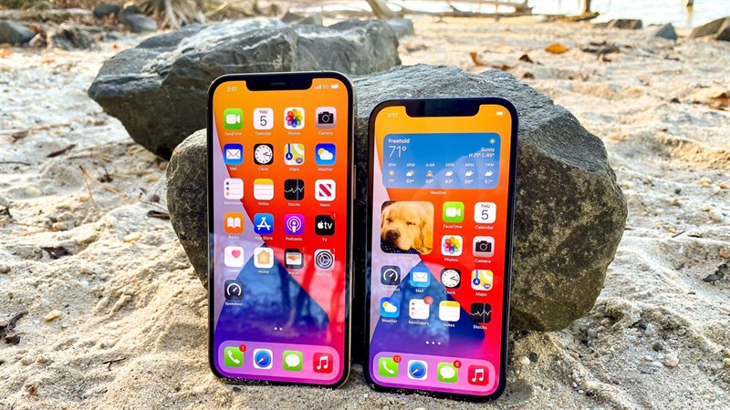 Nhìn chung iPhone 12 Pro và iPhone 12 Pro Max không có quá nhiều khác biệt về thiết kế, chủ yếu là ở kích thước cả 2.