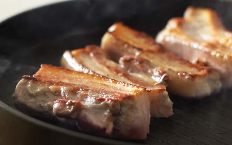 Authentic Korean Grilled Pork Belly
