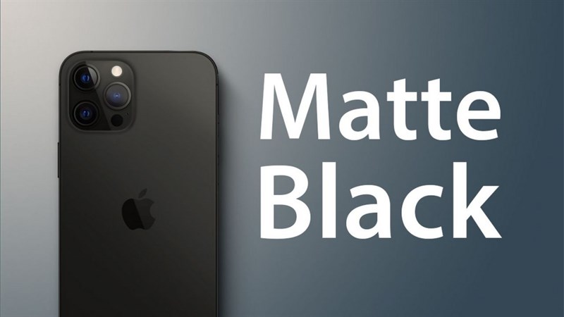 iPhone 13 Pro Max màu Matte Black