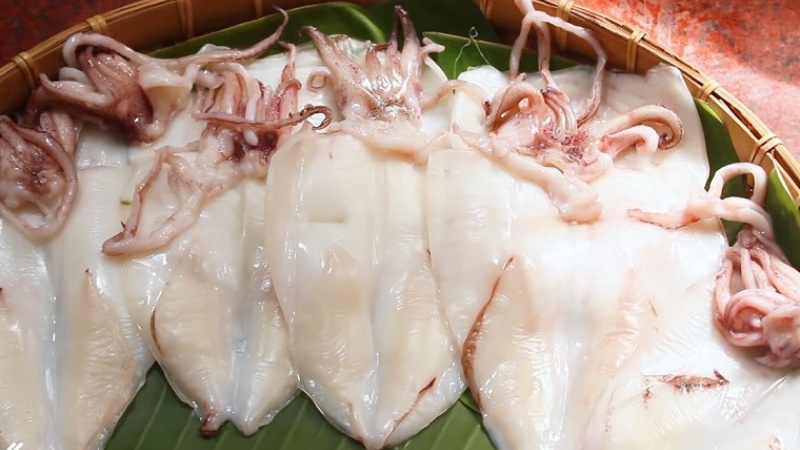 How to make a simple 1 sunny squid with the oven