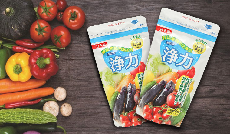 Rửa rau siêu sạch với bột rửa rau quả Jyoriki