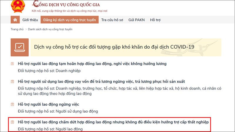 Cách đăng ký nhận tiền hỗ trợ Covid-19