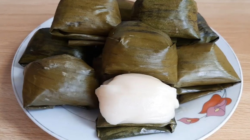 How to make sticky rice cake with coconut green bean paste, very simple and fragrant