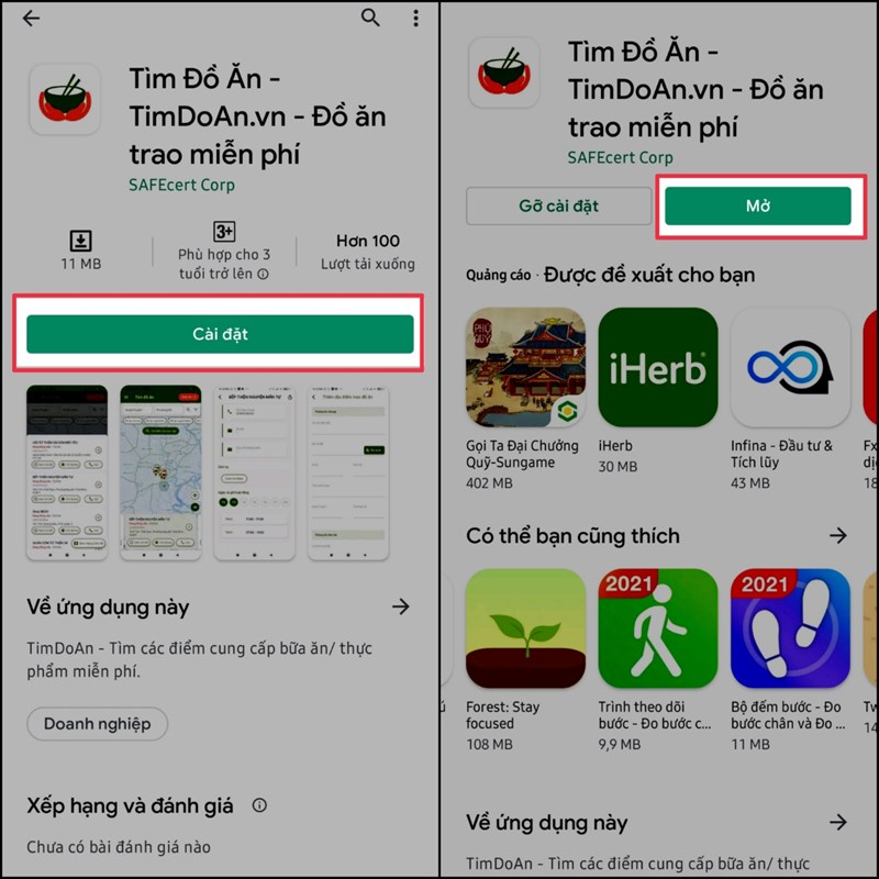 Cách sử dụng bản đồ tìm thực phẩm cứu trợ