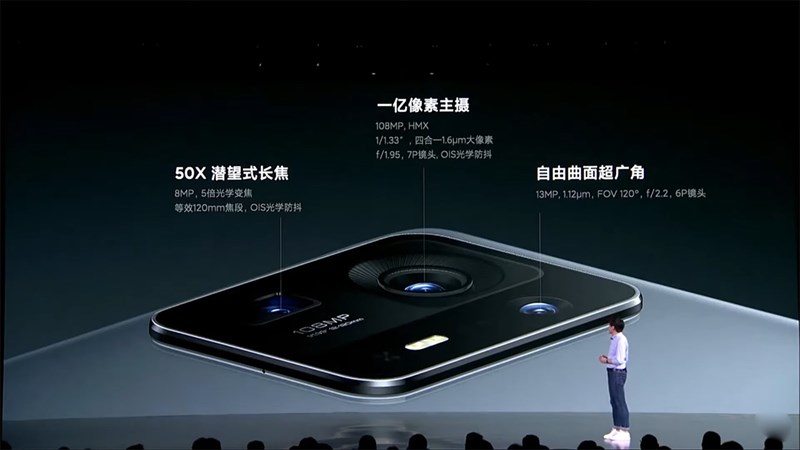 Xiaomi Mi Mix 4 có cụm camera chất lượng với cảm biến chính 108 MP
