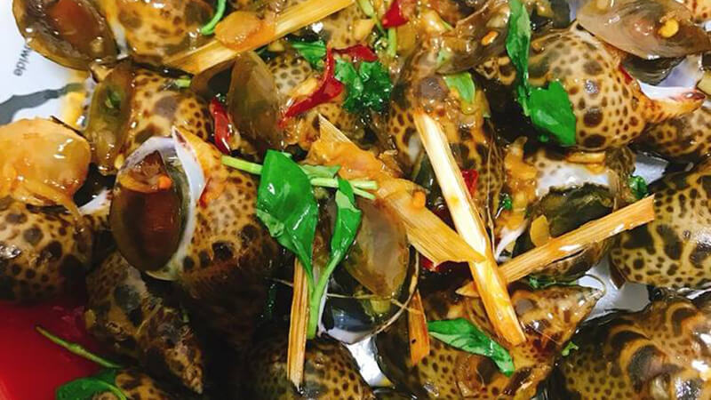 How to make delicious spicy stir-fried snail with lemongrass and chili