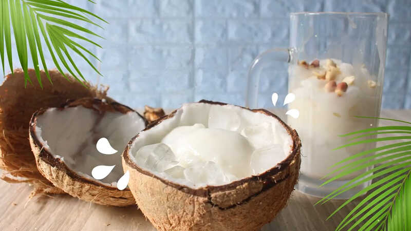 Cách làm dừa sáp dầm sữa thơm béo siêu ngon cực đáng tiền
