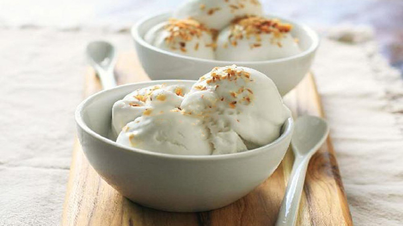 Learn how to make cool and simple coconut wax ice cream at home