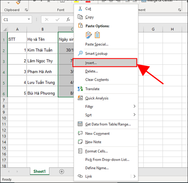 Cách sắp xếp tên theo thứ tự ABC trong Excel đơn giản nhất