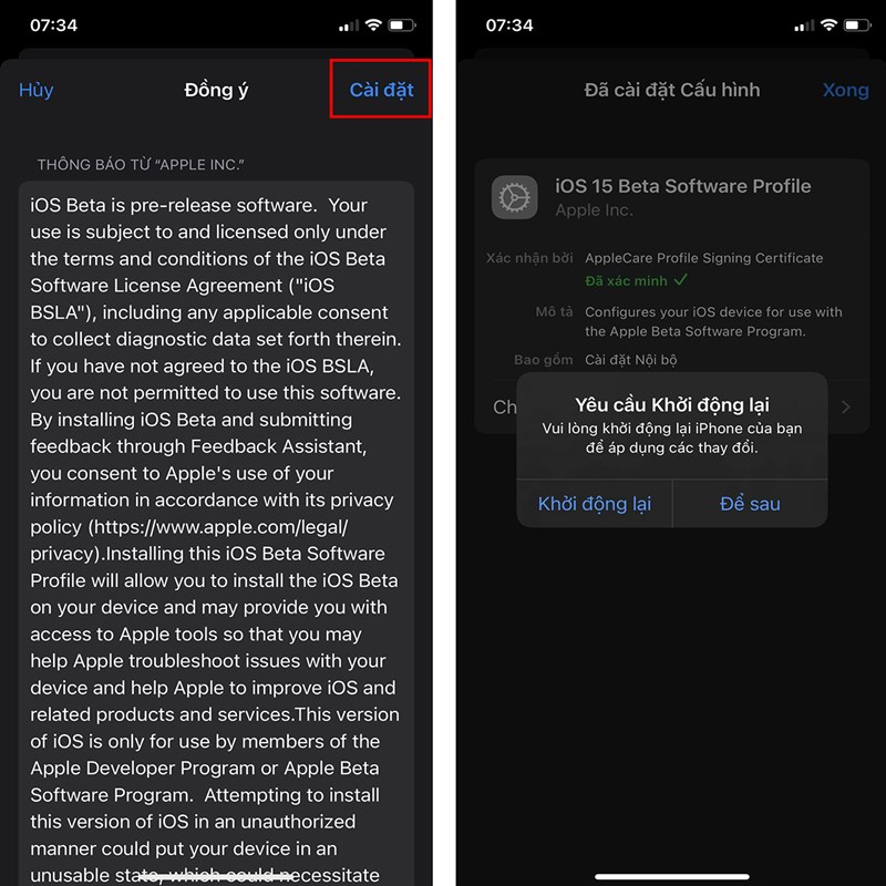 Cách cập nhật iOS 15 Beta 5