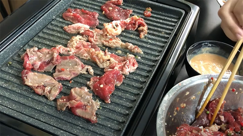  Nướng thịt bò