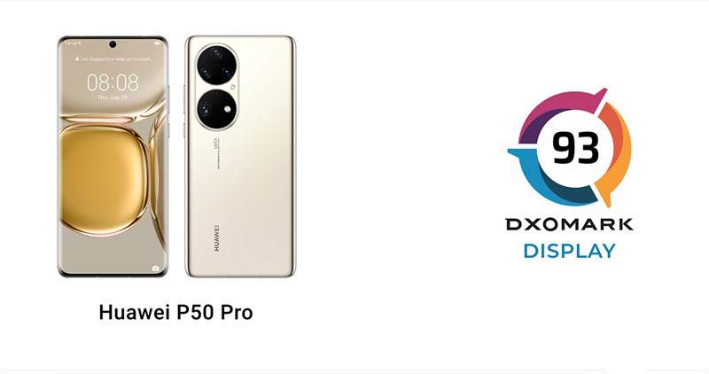 Huawei P50 Pro trở thành smartphone có màn hình tốt nhất trên DxOMark