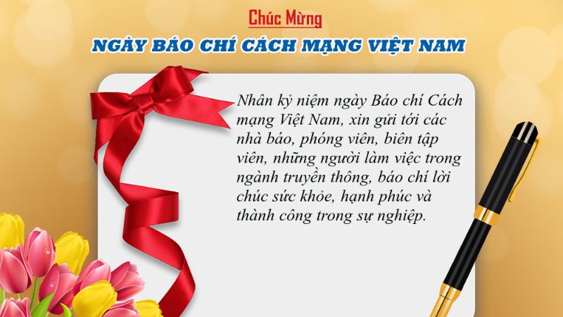 Một thiệp chúc cơ bản