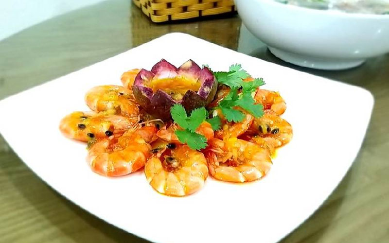 2 ways to make shrimp with passion fruit sauce, delicious and delicious