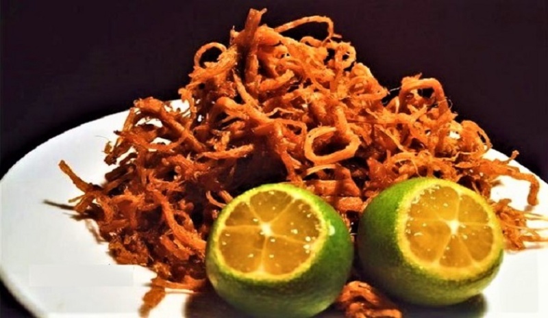 How to dry spicy shredded pork at home, delicious and irresistible