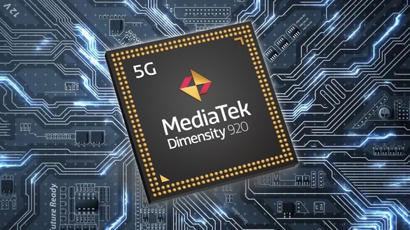 Con chip Dimensity 920 5G đem đến hiệu năng vượt trội.