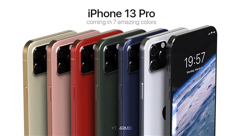 iPhone 13 Pro có thể có 7 màu