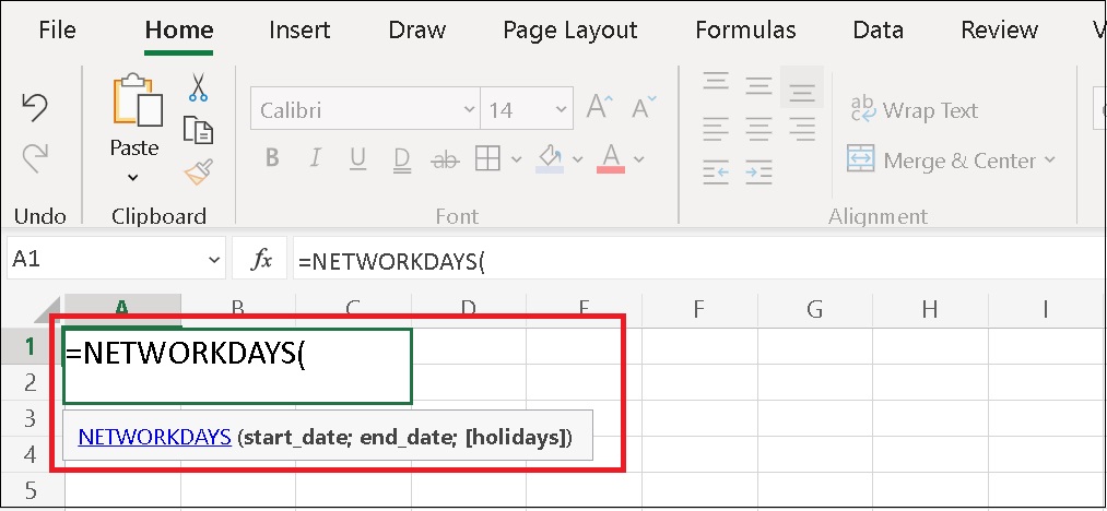 Cách dùng hàm NETWORKDAYS trong Excel để tính ngày làm việc đơn giản