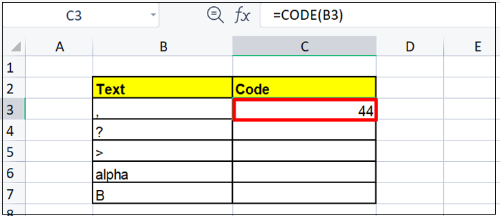 Sau khi nhập công thức, bạn nhận được kết quả