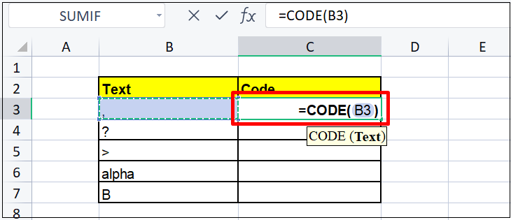 Ví dụ hàm Code