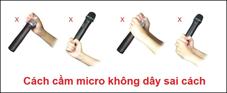 Các cách cầm mic sai khi hát Karaoke