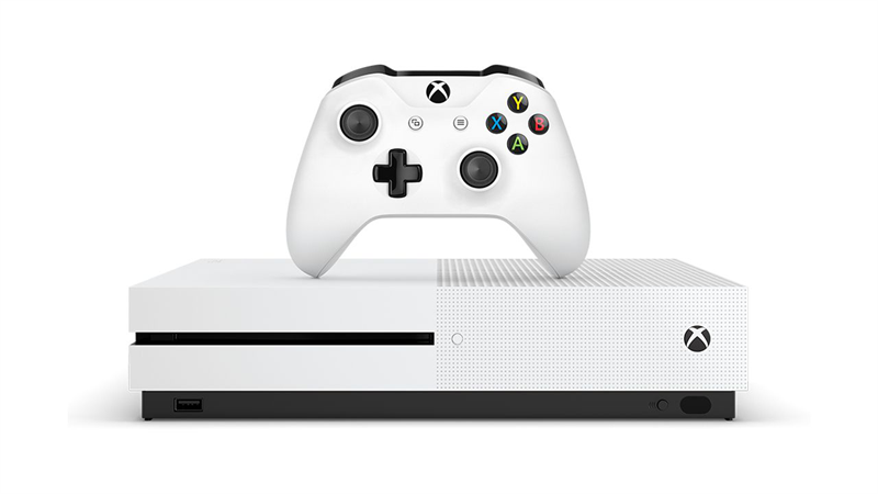 Xbox One S với thiết kế màu trắng trông có vẻ 'tươi sáng' hơn
