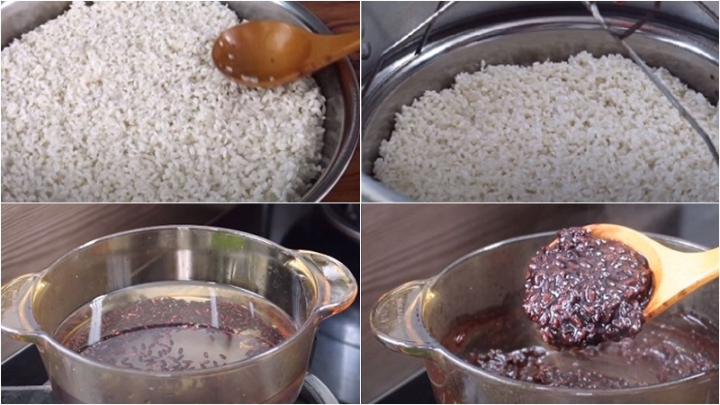 Hấp nếp, nấu nếp than