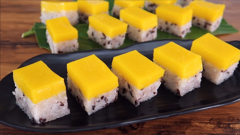 Thành phẩm xôi bí đỏ