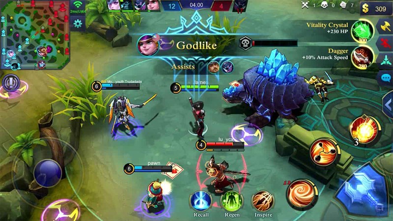 TOP 5 game MOBA cho điện thoại Android cấu hình yếu có đồ họa đẹp mắt