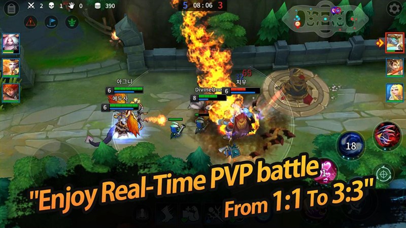 TOP 5 game MOBA cho điện thoại Android cấu hình yếu, game nhẹ nhưng vẫn có đồ họa đỉnh, lối chơi thú vị như Liên Quân Mobie