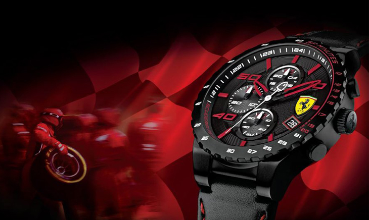 Đồng hồ Ferrari lấy cảm hứng từ những mẫu siêu xe, có thiết kế sang trọng