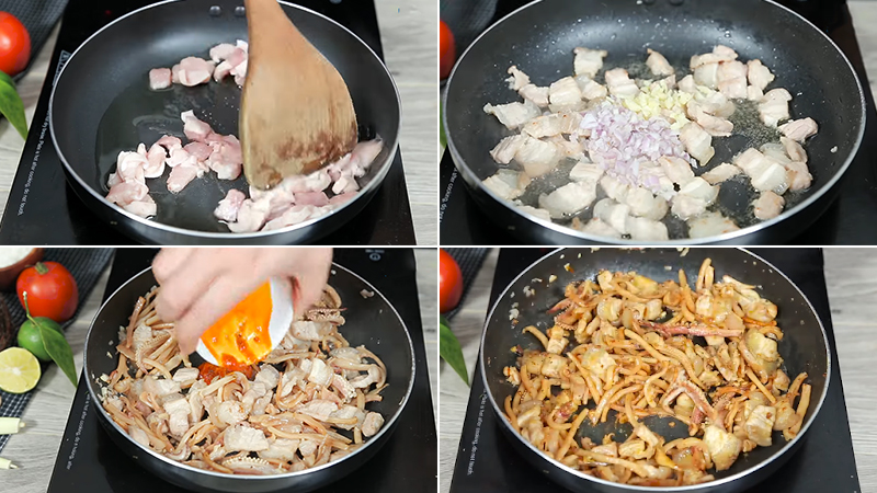 Làm mực rim sa tế