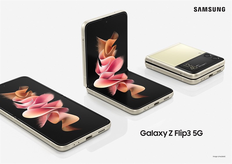 Thiết kế của Galaxy Z Flip 3 5G