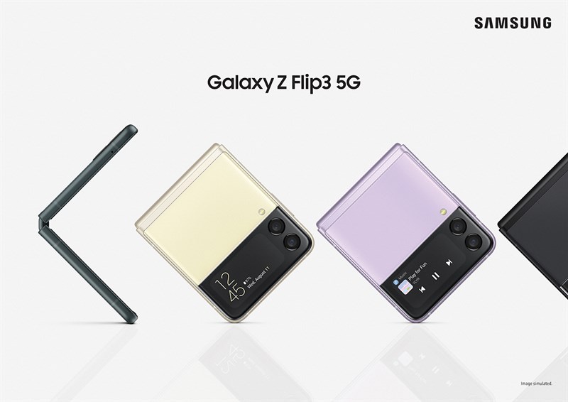 Galaxy Z Flip 3 5G có màn hình phụ lớn hơn